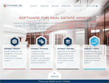 Tablet Screenshot of immopac.ch